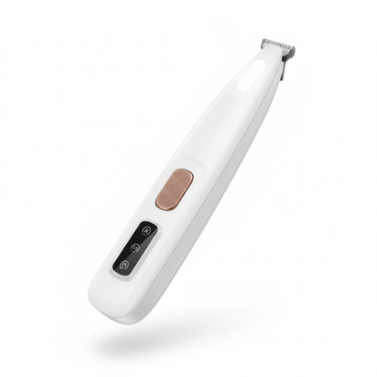 New Dog Paw Trimmer with LED Light Fully Waterproof Pet Hair Trimmer with LED Display Dog Clippers for Grooming 18mm Widen Blade